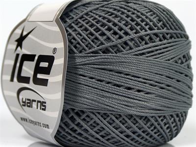 6x50gr. CRAFTY Akrilik Koyu Gri Yazlık İplikler, Tığ İşi, 100% Akrilik