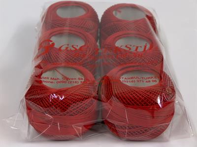 6x50gr. CRAFTY Akrilik Koyu kırmızı Yazlık İplikler, Tığ İşi, 100% Akrilik