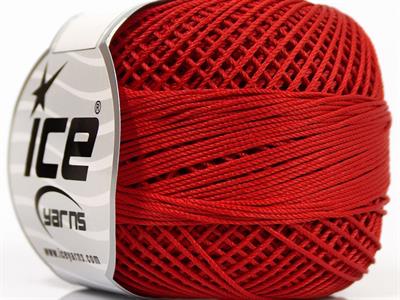 6x50gr. CRAFTY Akrilik Koyu kırmızı Yazlık İplikler, Tığ İşi, 100% Akrilik