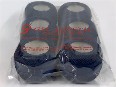 6x50gr. CRAFTY Akrilik lacivert Yazlık İplikler, Tığ İşi, 100% Akrilik
