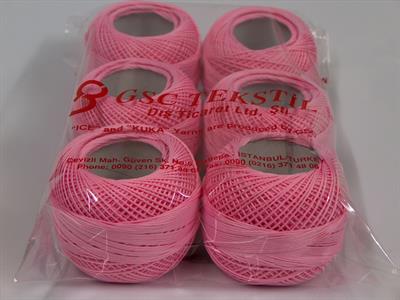 6x50gr. CRAFTY Akrilik Pembe Yazlık İplikler, Tığ İşi, 100% Akrilik