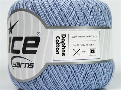 Lot of 6 Skeins Ice Yarns DAPHNE COTTON (100% Mercerized Cotton) Yarn Light Lilac