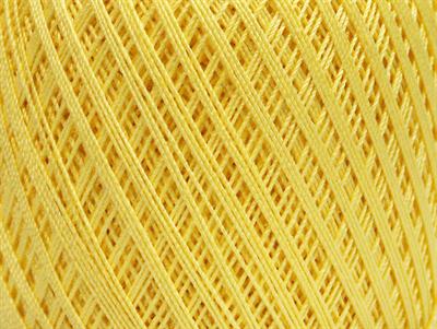 Lot of 6 Skeins Ice Yarns DAPHNE COTTON (100% Mercerized Cotton) Yarn Light Yellow