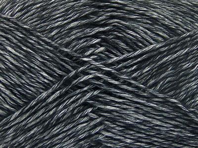 8x50gr. DENIM Akrilik, Pamuk Siyah Yazlık İplikler, Pamuk