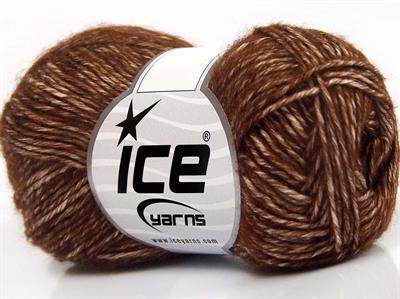 8x50gr. DENIM Akrilik, Pamuk Kahverengi Yazlık İplikler, Pamuk