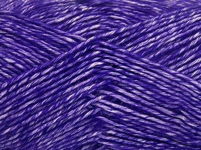8x50gr. DENIM Akrilik, Pamuk Koyu mor Yazlık İplikler, Pamuk