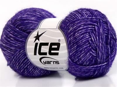 8x50gr. DENIM Akrilik, Pamuk Koyu mor Yazlık İplikler, Pamuk