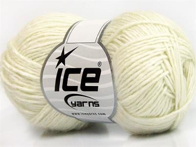 8x50gr. DENIM Akrilik, Pamuk Beyaz Yazlık İplikler, Pamuk