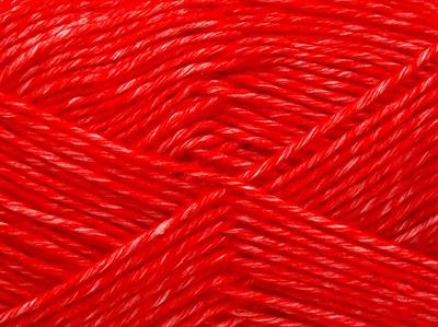 8x50gr. DENIM Akrilik, Pamuk Kırmızı Yazlık İplikler, Pamuk