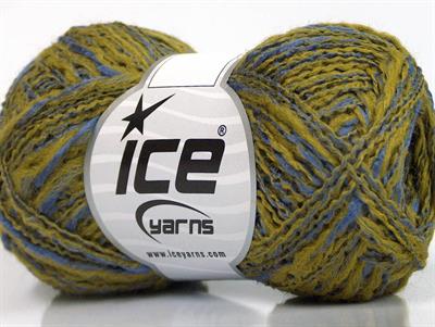 Lot of 8 Skeins Ice Yarns DOPPIO LANA (44% Wool) Yarn Green Lavender