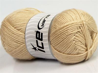 4x100gr. DORA Akrilik Bej Kışlık, Düz iplikler, 100% Akrilik