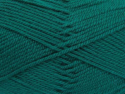 4x100gr. DORA Akrilik Koyu yeşil Kışlık, Düz iplikler, 100% Akrilik