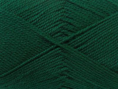 Lot of 4 x 100gr Skeins Ice Yarns DORA Hand Knitting Yarn Dark Green