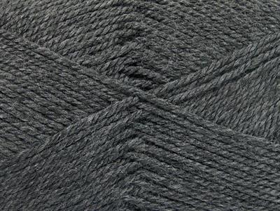 4x100gr. DORA Akrilik Koyu Gri Kışlık, Düz iplikler, 100% Akrilik