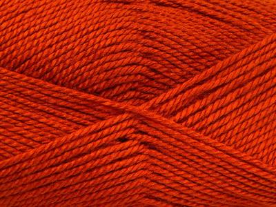 Lot of 4 x 100gr Skeins Ice Yarns DORA Hand Knitting Yarn Dark Orange