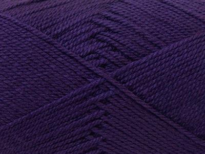 Lot of 4 x 100gr Skeins Ice Yarns DORA Hand Knitting Yarn Dark Purple