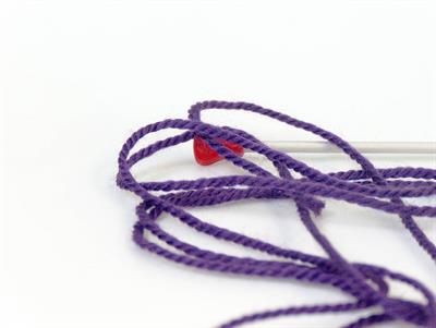 Lot of 4 x 100gr Skeins Ice Yarns DORA Hand Knitting Yarn Dark Purple