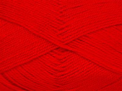 4x100gr. DORA Akrilik Koyu kırmızı Kışlık, Düz iplikler, 100% Akrilik