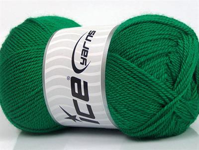 4x100gr. DORA Akrilik Zümrüt Yeşil Kışlık, Düz iplikler, 100% Akrilik