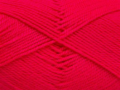 4x100gr. DORA Akrilik Fuşya Kışlık, Düz iplikler, 100% Akrilik