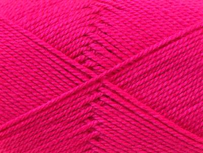 Lot of 4 x 100gr Skeins Ice Yarns DORA Hand Knitting Yarn Fuchsia