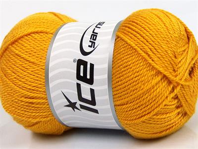 4x100gr. DORA Akrilik Altın Kışlık, Düz iplikler, 100% Akrilik
