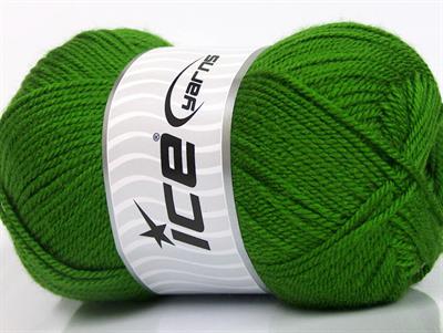 4x100gr. DORA Akrilik Yeşil Kışlık, Düz iplikler, 100% Akrilik
