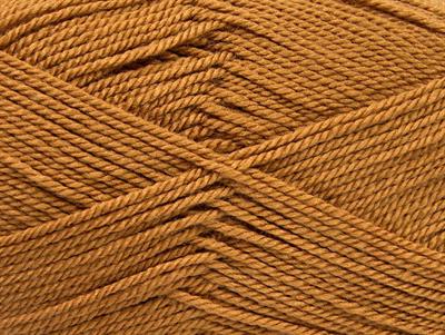 4x100gr. DORA Akrilik Açık Kahve Kışlık, Düz iplikler, 100% Akrilik