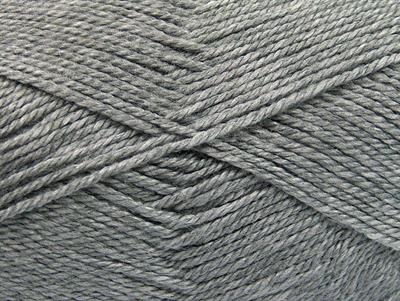 4x100gr. DORA Akrilik Açık Gri Kışlık, Düz iplikler, 100% Akrilik