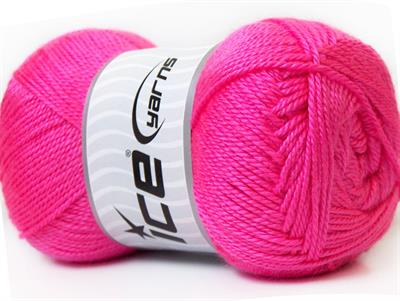 Lot of 4 x 100gr Skeins Ice Yarns DORA Hand Knitting Yarn Pink