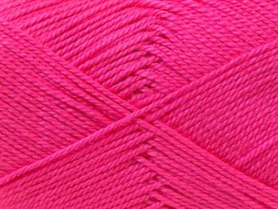 Lot of 4 x 100gr Skeins Ice Yarns DORA Hand Knitting Yarn Pink