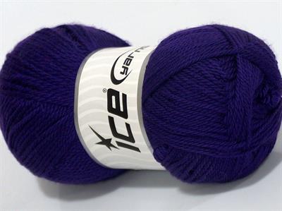 4x100gr. DORA Akrilik Mor Kışlık, Düz iplikler, 100% Akrilik