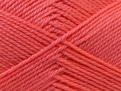 Lot of 4 x 100gr Skeins Ice Yarns DORA Hand Knitting Yarn Salmon