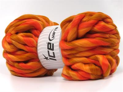 1x300gr. ELDRIDGE Yün, Akrilik Altın, Somon Tonları Kışlık, Yün, Çok Kalın, Akrilik