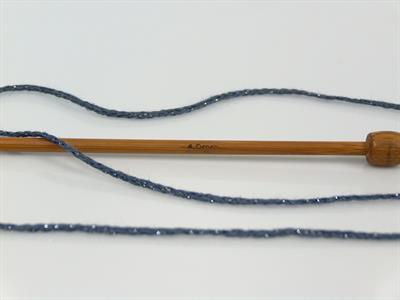 Lot of 8 Skeins Ice Yarns ELEGANT METALLIC COTTON (88% Cotton) Yarn Dark Grey