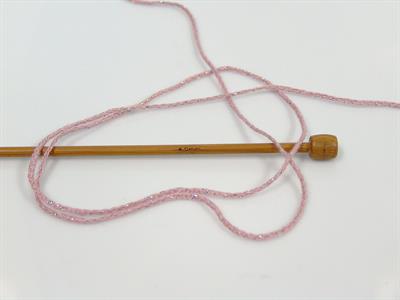 Lot of 8 Skeins Ice Yarns ELEGANT METALLIC COTTON (88% Cotton) Yarn Light Orchid