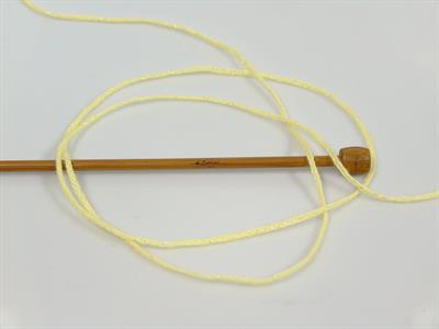 Lot of 8 Skeins Ice Yarns ELEGANT METALLIC COTTON (88% Cotton) Yarn Light Yellow Iridescent