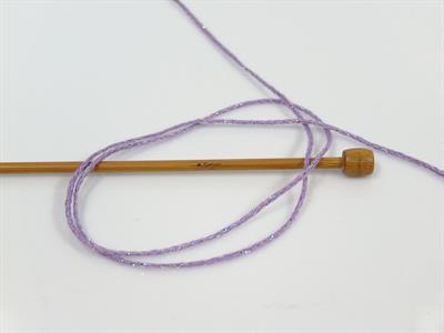 Lot of 8 Skeins Ice Yarns ELEGANT METALLIC COTTON (88% Cotton) Yarn Lilac