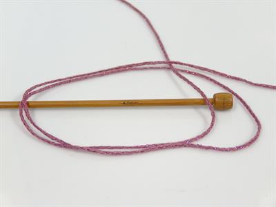 Lot of 8 Skeins Ice Yarns ELEGANT METALLIC COTTON (88% Cotton) Yarn Orchid