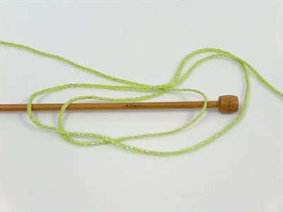 Lot of 8 Skeins Ice Yarns ELEGANT METALLIC COTTON (88% Cotton) Yarn Pistachio Green