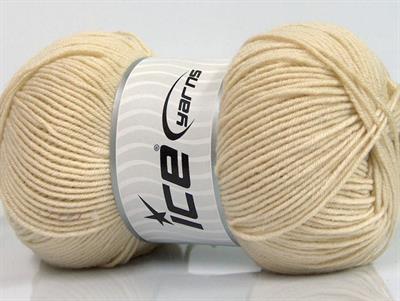 4x100gr. ELITE WOOL Yün, Akrilik Koyu Krem Kışlık, Yün, Worsted