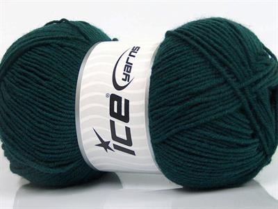 4x100gr. ELITE WOOL Yün, Akrilik Koyu yeşil Kışlık, Yün, Worsted