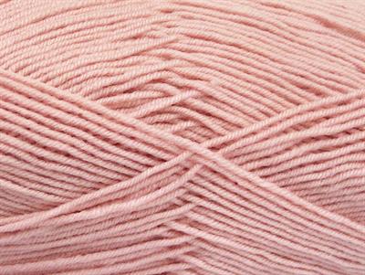 4x100gr. ELITE WOOL Yün, Akrilik Açık Pembe Kışlık, Yün, Worsted
