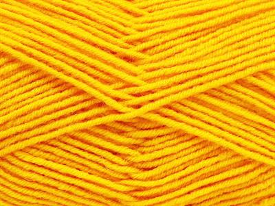 4x100gr. ELITE WOOL Yün, Akrilik Sarı Kışlık, Yün, Worsted