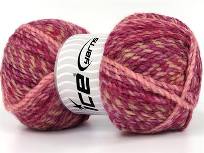 Lot of 4 x 100gr Skeins Ice Yarns ESTRELLA Yarn Pink Shades Lilac Shades Red