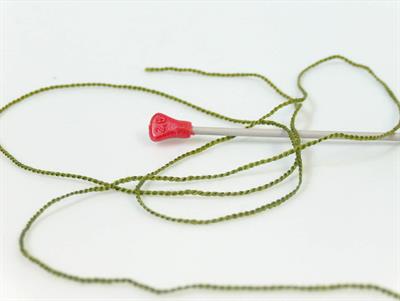 Lot of 10 Skeins Ice Yarns ETAMIN Hand Knitting Yarn Dark Olive Green