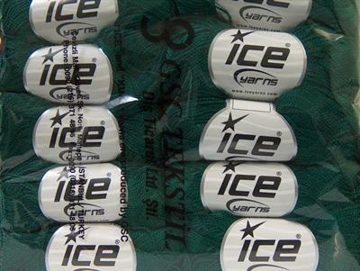 Lot of 10 Skeins Ice Yarns ETAMIN Hand Knitting Yarn Dark Teal