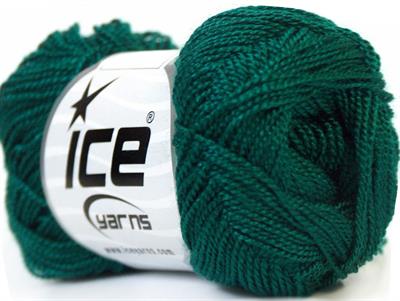 Lot of 10 Skeins Ice Yarns ETAMIN Hand Knitting Yarn Dark Teal