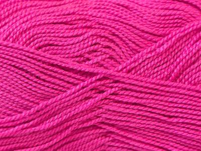 Lot of 10 Skeins Ice Yarns ETAMIN Hand Knitting Yarn Fuchsia