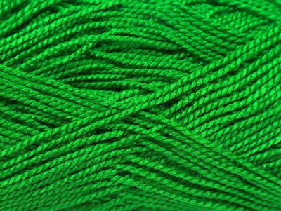 Lot of 10 Skeins Ice Yarns ETAMIN Hand Knitting Yarn Bright Green